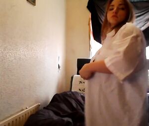 Naked on Stage Tabbyanne Performing a Sexy Striptease (me)