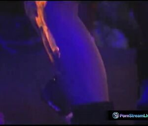 Naked on Stage Dorothy Black and Ginger Jones Performs Naked on the Stage