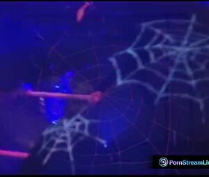 Naked on Stage Dorothy Black and Ginger Jones Performs Naked on the Stage