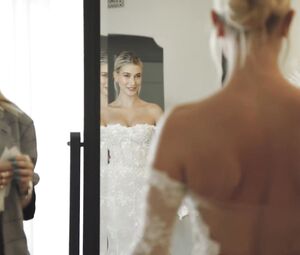 Nude Hailey Baldwin - Wedding Dress Fitting (2019)