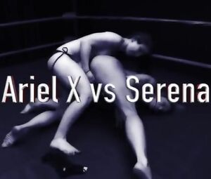 Lesbian Catfight - Wrestling Erotic Video