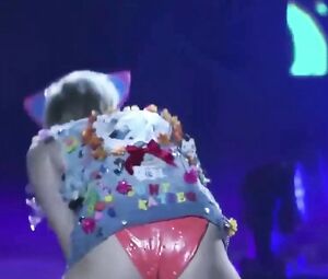 Miley Cyrus nude - Topless BDSM on Stage
