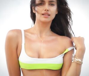 Irina Shayk sexy - Bikini and Topless Videos (naked on beach video)