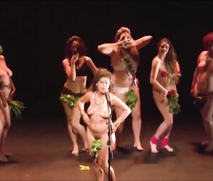 Naked on Stage Compilation (Sexy Fashion and Nude Performance)