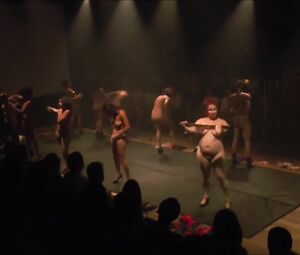Naked on Stage Compilation (Sexy Fashion and Nude Performance)