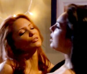 Celebrities Heather Vandeven and Lana Tailor in lesbian HD sex scene compilation