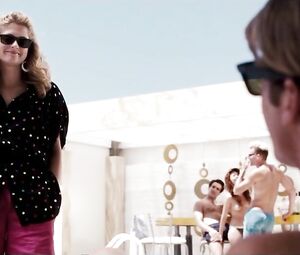 Obscene group sex scenes with one and only movie star Amber Heard from Informers (2008)