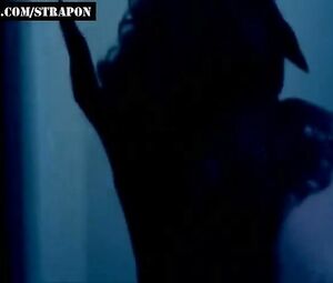 Dominatrix wears strapon to fuck henpecked guy's butt in BDSM moment from drama film