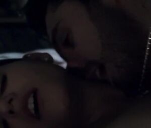 Boy undresses Dolores Paradis and scores cunt in sex moment from Capadocia (2008)