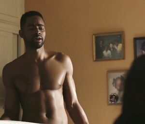 XXX-looking Mulatto celebrity Dominique Perry makes it with athletic black guy
