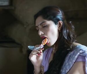 Indian cheating wife tempts seller into following her and doing it in the warehouse