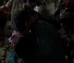Latina chick with pierced nipples and tattoos gives a real blowjob in Jesus (2016)