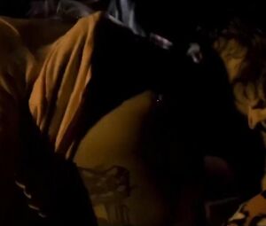 Latina chick with pierced nipples and tattoos gives a real blowjob in Jesus (2016)