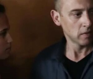 Swedish MILF Alicia Vikander came with man so she had to pay back via blowjob