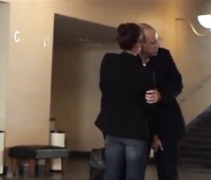 Swedish MILF Alicia Vikander came with man so she had to pay back via blowjob