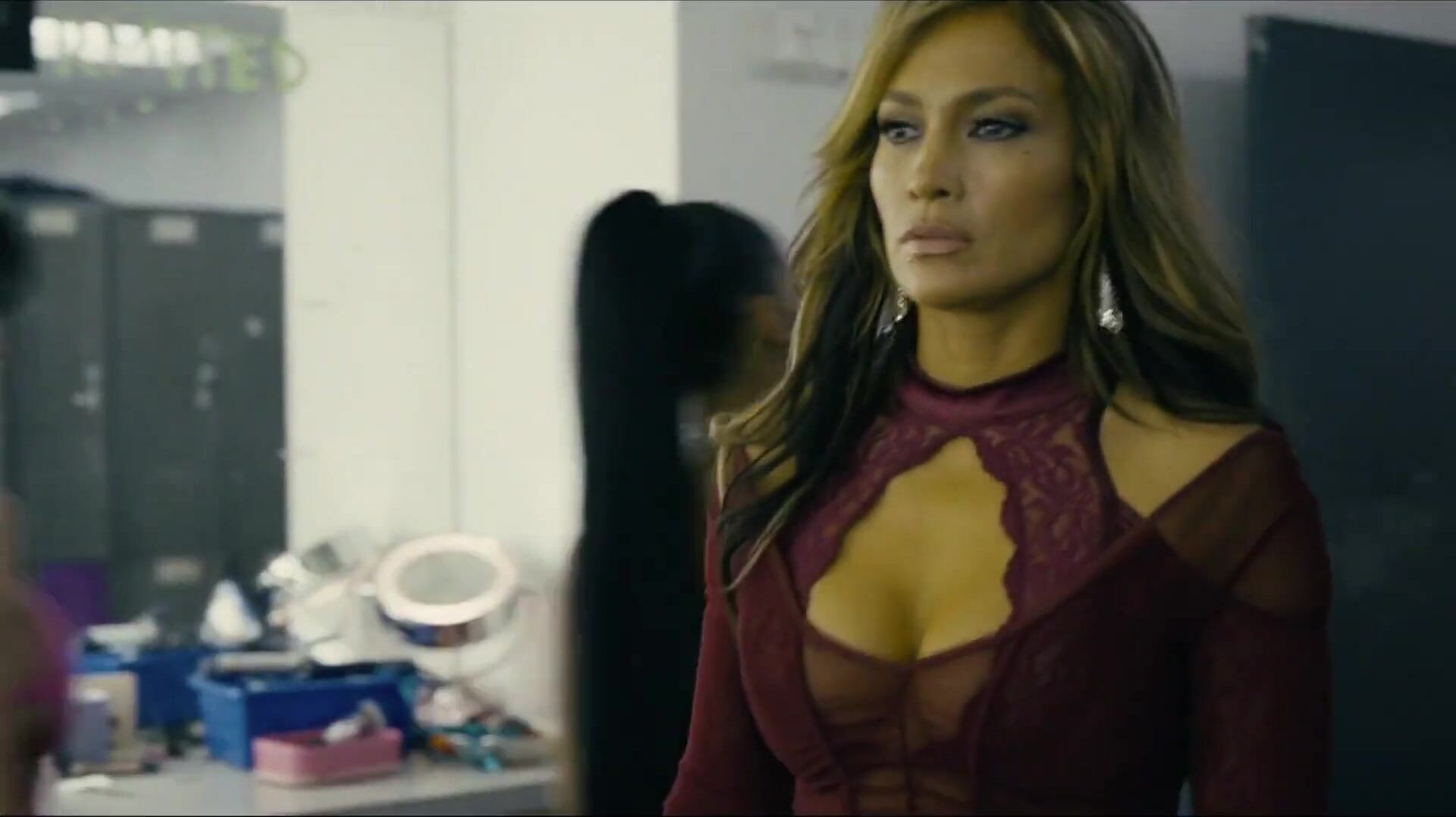 Tempting Latina singer Jennifer Lopez in obscene erotic
