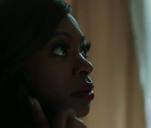 Petite Ebony MILF Naturi Naughton in explicit sex act in bedroom from Power TV series