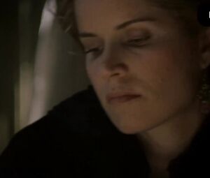 Mustachioed old guy provokes wife to kiss and touches teen's titties in DeadWood Season 1