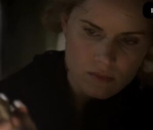 Mustachioed old guy provokes wife to kiss and touches teen's titties in DeadWood Season 1