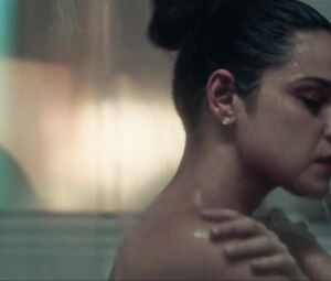 Latina charmer Mayte Perroni takes shower and gets it on in Dark Desire S01E02