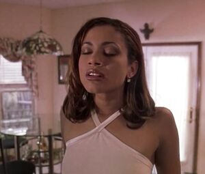 Mulatto girl has muff licked by black man who disappears in Uninvited Guest (1999)