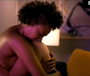 Black and white teens get undressed and hug rubbing twats in The L Word: Generation Q (2019)