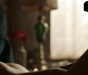 Lesbian sex scene of babe who puts condom on vibrator and fucks bestie in Vida Season 2