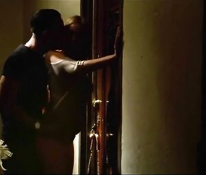 Hot scene of Scarlett Johansson from Don Jon making lover cum without getting naked