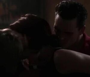 Lucy Lawless and Jaime Murray and other actresses in threesome sex movie compilation