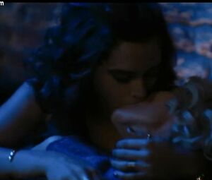Lucy Lawless and Jaime Murray and other actresses in threesome sex movie compilation