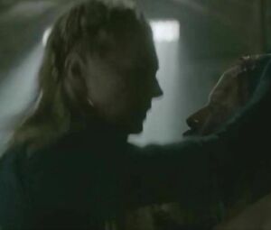 Katheryn Winnick from TV series Vikings gets on top of guy and rides him till she cums