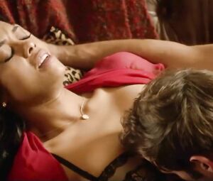 Sharon Leal hooks up with white and black guys in sex moments from Addicted (2014)