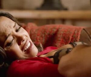 Sharon Leal hooks up with white and black guys in sex moments from Addicted (2014)