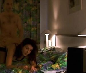 French hot movie sex scene of Karen Lancaume nude in stockings from Baise Moi Movie (2000)
