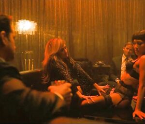 Hot Latina and Eastern strippers Jennifer Lopez and Constance Wu nude in Hustlers (2019)