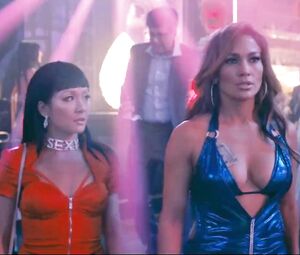 Hot Latina and Eastern strippers Jennifer Lopez and Constance Wu nude in Hustlers (2019)
