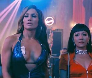 Hot Latina and Eastern strippers Jennifer Lopez and Constance Wu nude in Hustlers (2019)