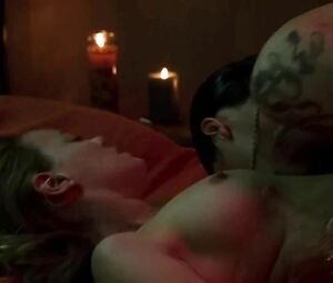 Skinny is shocked crying and screaming in shameless double penetration sex scene