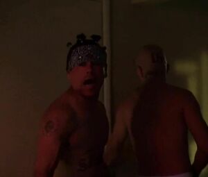 Skinny is shocked crying and screaming in shameless double penetration sex scene