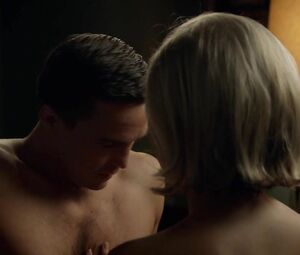 Helene Yorke spends time together with man in TV series Masters of Sex: S03 E07 (2015)
