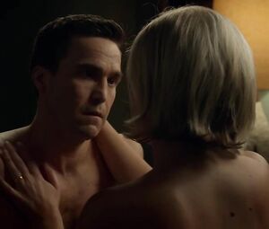 Helene Yorke spends time together with man in TV series Masters of Sex: S03 E07 (2015)