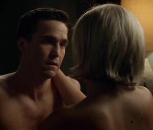 Helene Yorke spends time together with man in TV series Masters of Sex: S03 E07 (2015)