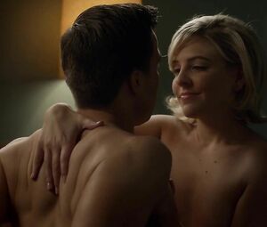 Helene Yorke spends time together with man in TV series Masters of Sex: S03 E07 (2015)