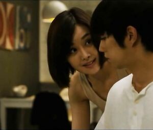 Asian piano teacher takes students hands and puts on small tits in Korean feature movie