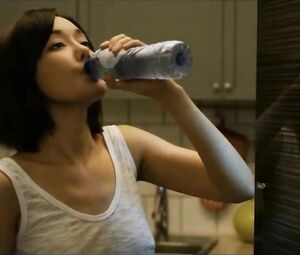 Asian piano teacher takes students hands and puts on small tits in Korean feature movie