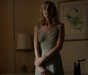 Caitlin FitzGerald gets it on and makes man cum in no time in Masters of Sex S03E08 (2015)