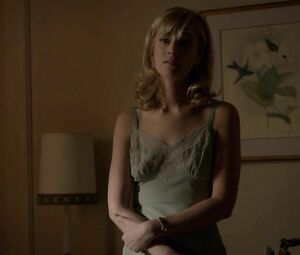 Caitlin FitzGerald gets it on and makes man cum in no time in Masters of Sex S03E08 (2015)