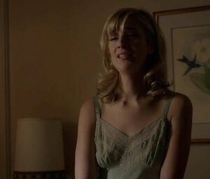 Caitlin FitzGerald gets it on and makes man cum in no time in Masters of Sex S03E08 (2015)