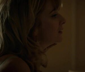 Caitlin FitzGerald gets it on and makes man cum in no time in Masters of Sex S03E08 (2015)