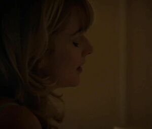Caitlin FitzGerald gets it on and makes man cum in no time in Masters of Sex S03E08 (2015)